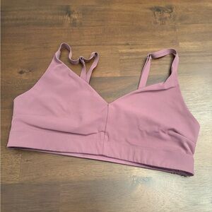 Outdoor Voices Adjustable Strap Lavender Purple Sports Bra Sz Med